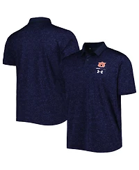 Men's Under Armour Navy Auburn Tigers Static Performance Polo Shirt