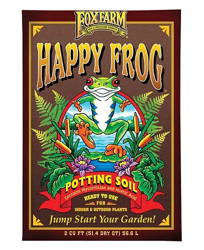 Fox Farm FX14047 Happy Frog Potting Soil, 2-Cubic Feet