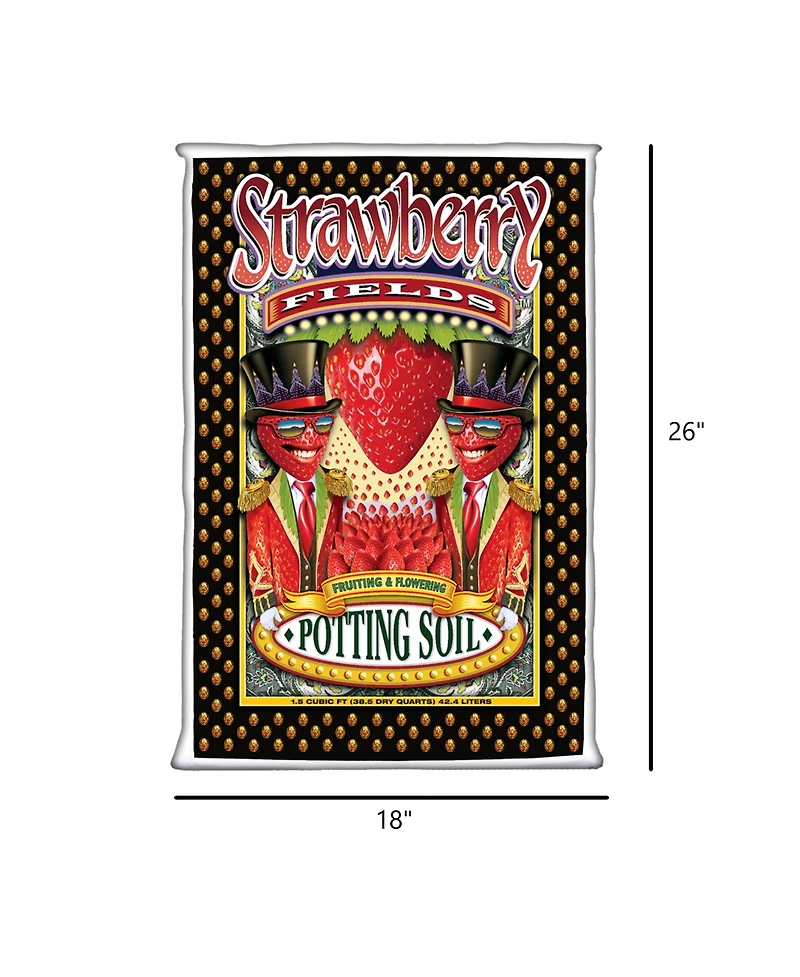 FoxFarm Fox Farm 733266 Soil, Strawberry Fields Potting, 1.5 cu