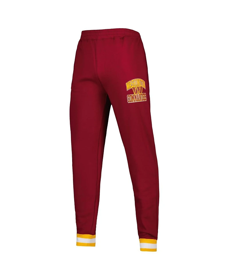 Men's Starter Burgundy Washington Commanders Blitz Fleece Jogger Pants