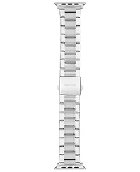 WITHit Silver-Tone Stainless Steel Y-Link Bracelet designed for Apple Watch 42mm (Series 1-3 only) & 44/45/46/49mm (Ultra & Ultra 2