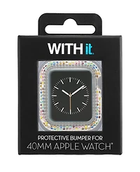 WITHit Rainbow Crystal Decorative Case designed for Apple Watch 40mm