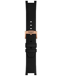 Tissot Men's Swiss Chronograph T-Race Black Strap Watch 45mm