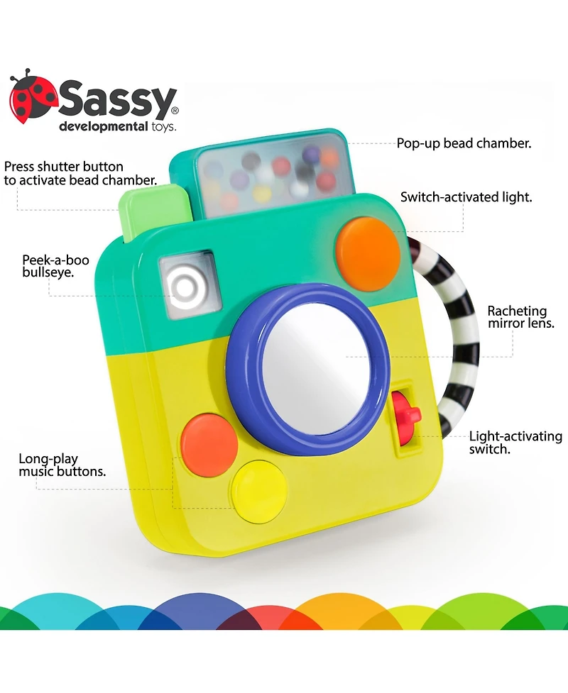 Sassy Busy Baby Camera Musical & Developmental Toy