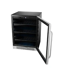 Whynter 24 inch Built-In 140 Can Undercounter Stainless Steel Beverage Refrigerator