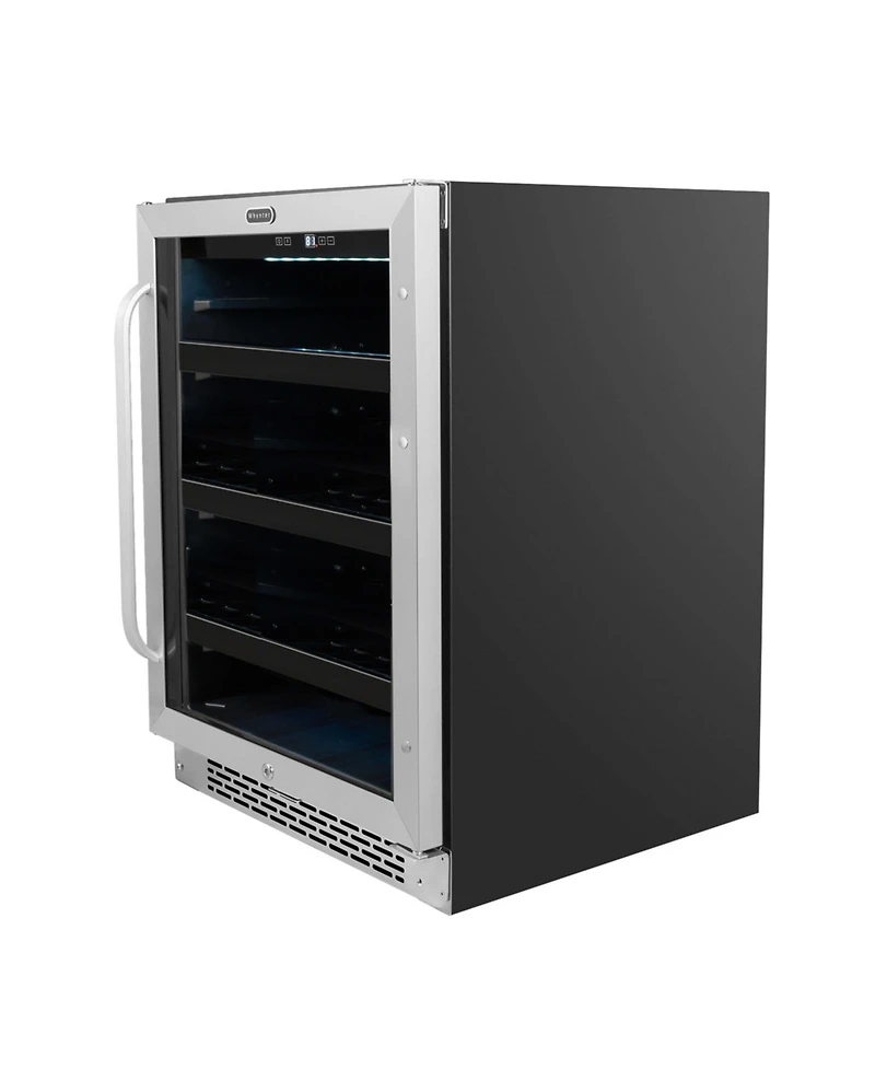 Whynter 24 inch Built-In 140 Can Undercounter Stainless Steel Beverage Refrigerator