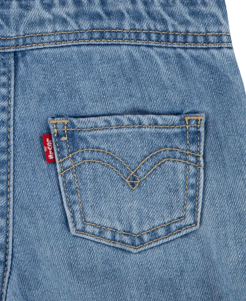 Levi's Baby Girl's Knot Strap Shortalls
