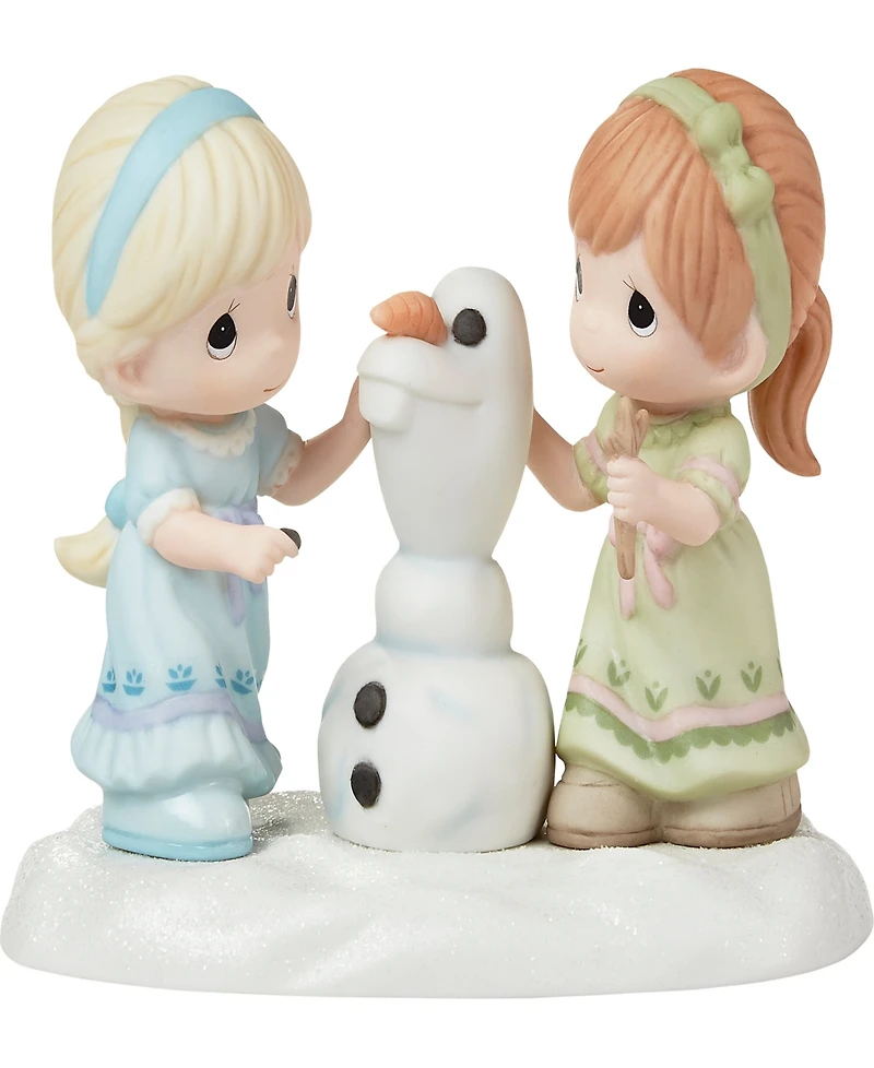 Precious Moments 222025 Disney Showcase Frozen Building A Snowman Is Better With You Disney Frozen Bisque Porcelain Figurine