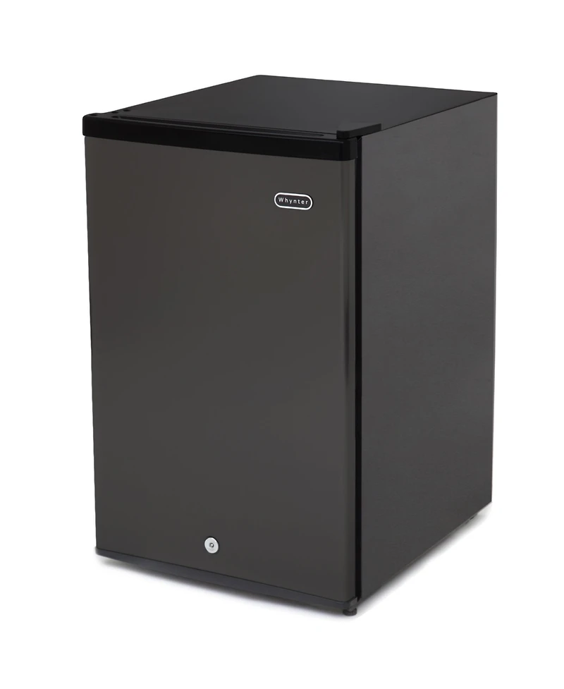 Whynter 3.0 cu. ft. Energy Star Upright Freezer with Lock - Black