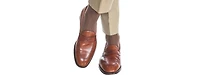 Trafalgar Men's Sutton Fine Merino Wool Solid Color Ribbed Socks