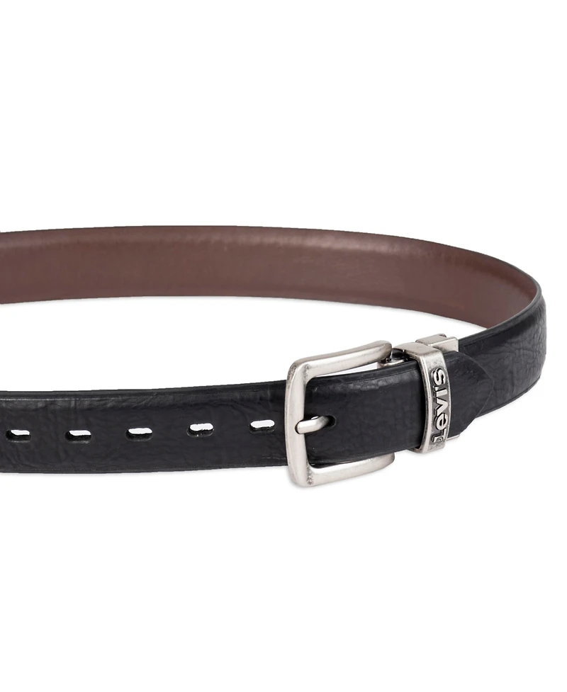 Levi's Big Boys Two-In-One Reversible Stretch Jean Belt
