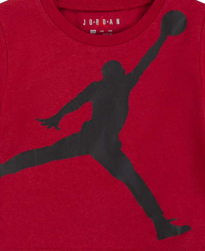 Jordan Baby Boys Jumbo Jump Man T Shirt and Shorts, 2 Piece Set
