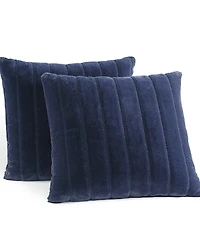 Karl Lagerfeld Paris Soft and Warm Channel Decorative Pillow Set, 26" x 26"