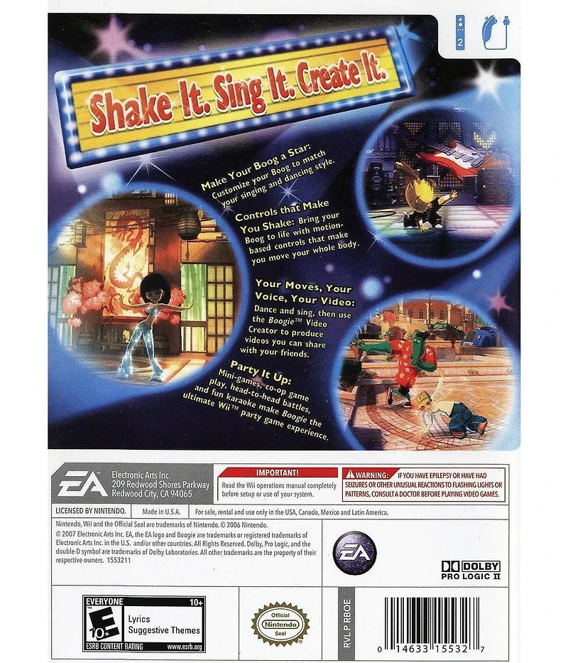 Boogie with Microphone - Nintendo Wii