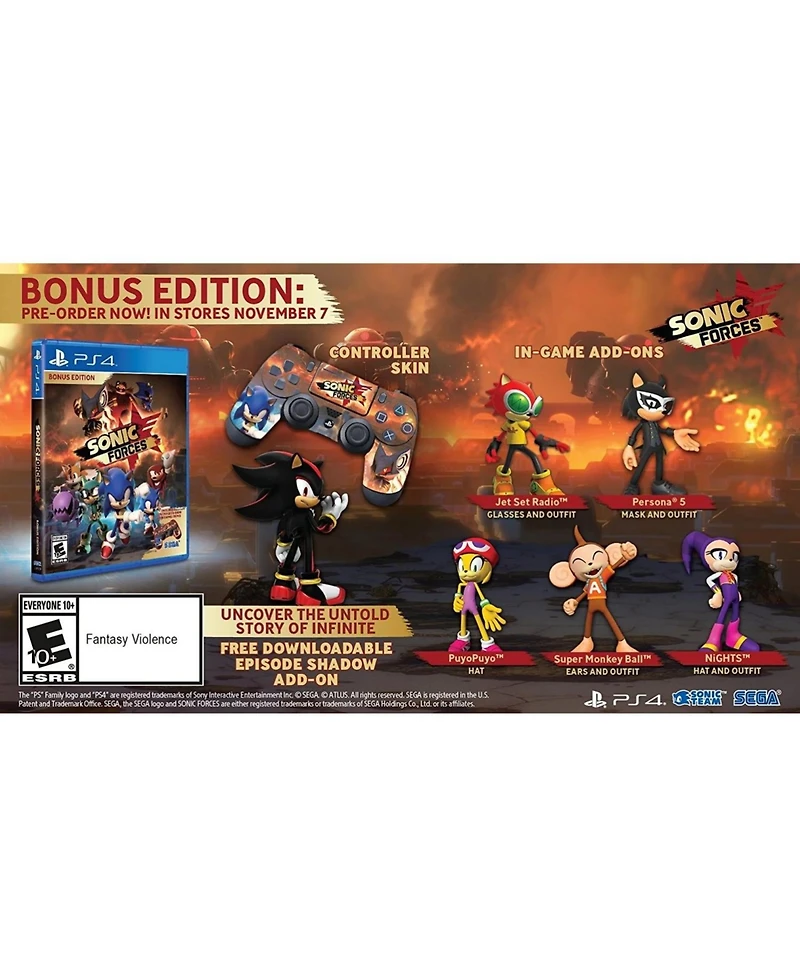 Sonic Forces Bonus Edition - PlayStation 4