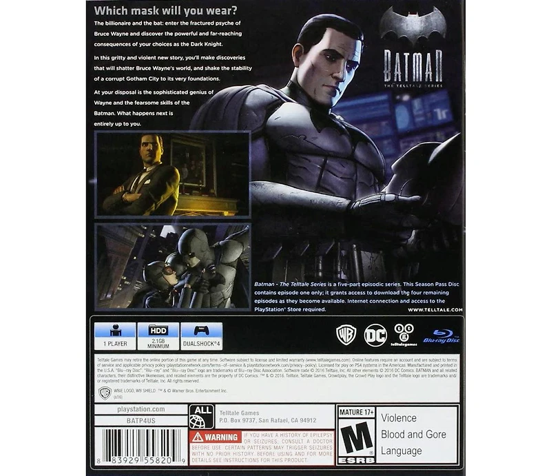 Batman: The Telltale Series - PlayStation 4