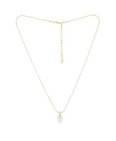 Ettika Thin and Delicate Cubic Zirconia Pendant Necklace