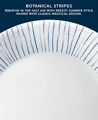 Corelle Botanical Stripes 12 Pc. Dinnerware Set, Service for 4