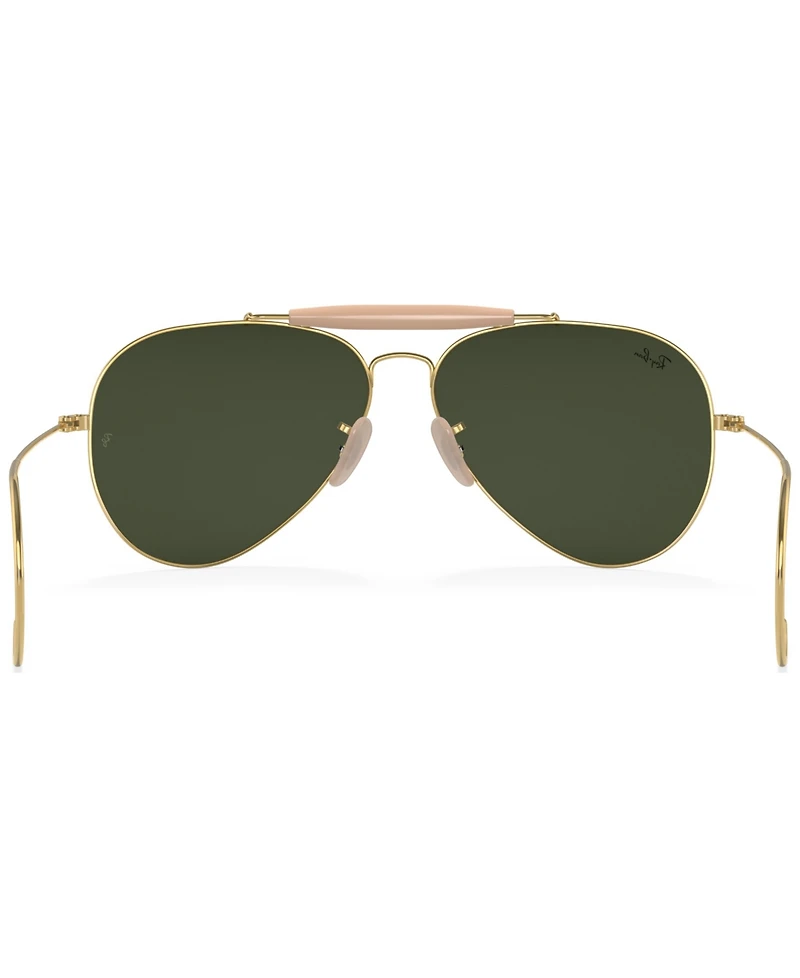 Ray-Ban Unisex Outdoorsman Aviation Collection Sunglasses, RB303058-x 58