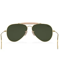 Ray-Ban Unisex Outdoorsman Aviation Collection Sunglasses, RB303058-x 58