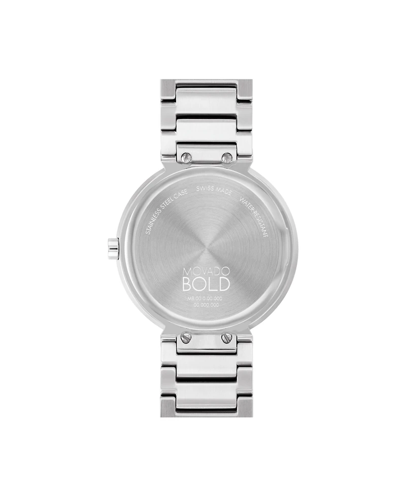 Movado Women's Bold Horizon Swiss Quartz Two Tone Stainless Steel Watch 34mm