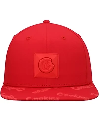 Men's Cookies Red Monaco Snapback Hat