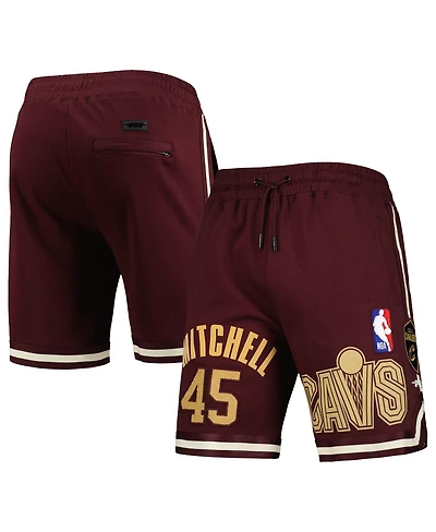Men's Pro Standard Donovan Mitchell Wine Cleveland Cavaliers Player Replica Shorts