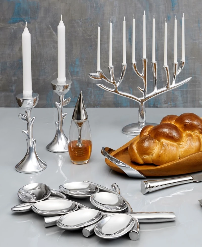 Nambe Judaica Tree of Life 13.5" Menorah