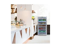 Whynter Freestanding 8.1 cu. ft. Stainless Steel Beverage Refrigerator – White