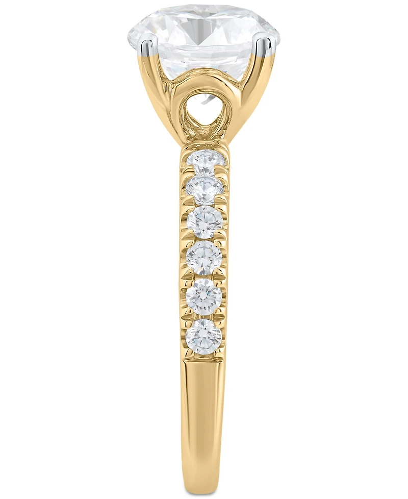 Grown With Love Igi Certified Lab Diamond Engagement Ring (3 ct. t.w.) 14k White Gold or &