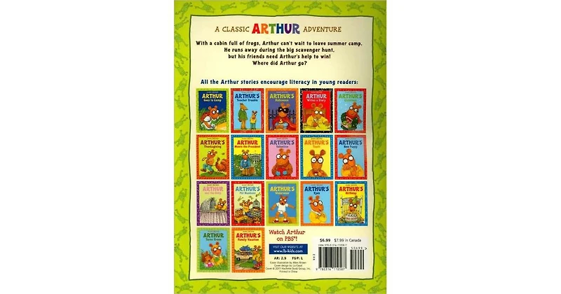 Arthur Goes to Camp (Arthur Adventures Series) by Marc Brown