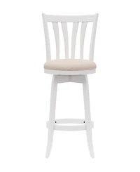 Hillsdale 43.5" Wood Savana Furniture Bar Height Swivel Stool
