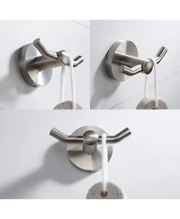 Kraus Elie 4-Piece Bath Hardware Set with Towel Bar, Paper Holder, Ring and Robe Hook