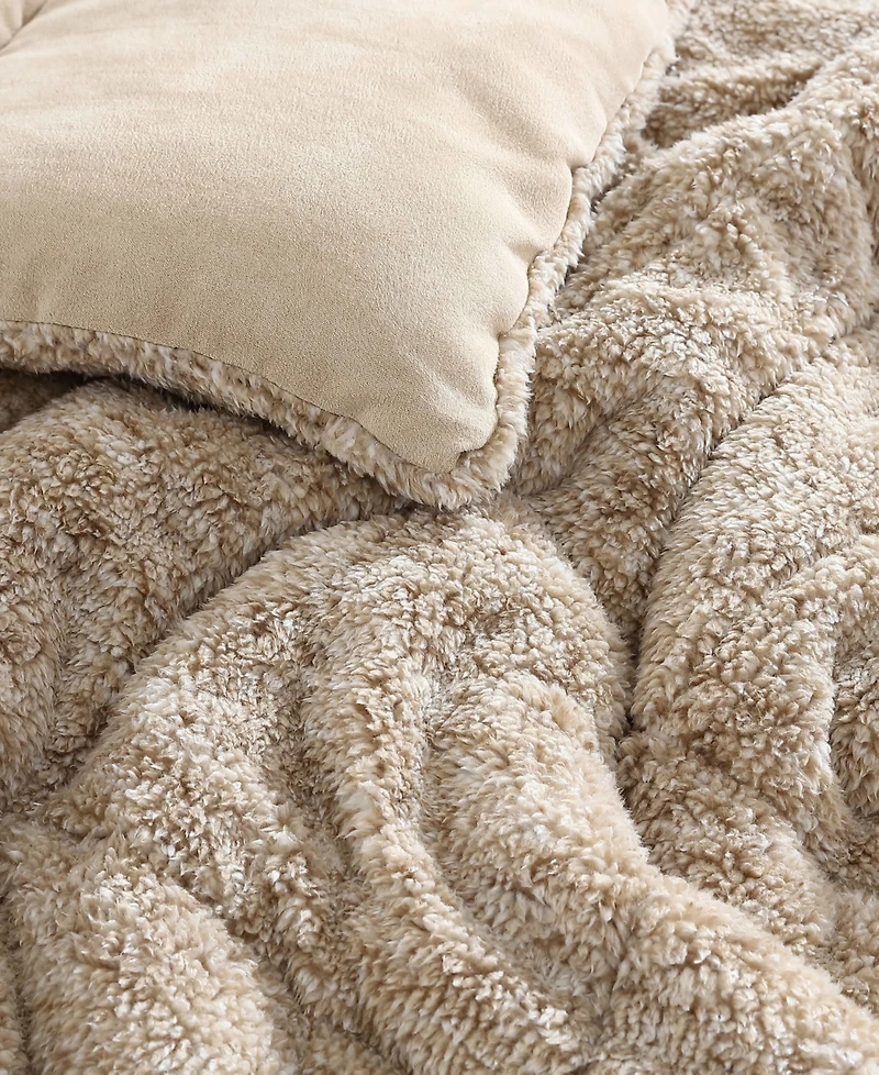 Eddie Bauer Sherwood Reversible Micro-suede Sherpa Comforter Set