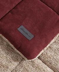 Eddie Bauer Sherwood Reversible Micro-suede Sherpa Comforter Set, Twin