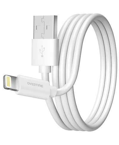 Overtime Apple MFi Certified iPhone 11/Xr/Se/10/8 6ft Charging Cable | Usb to Lightning Cable for iPhone