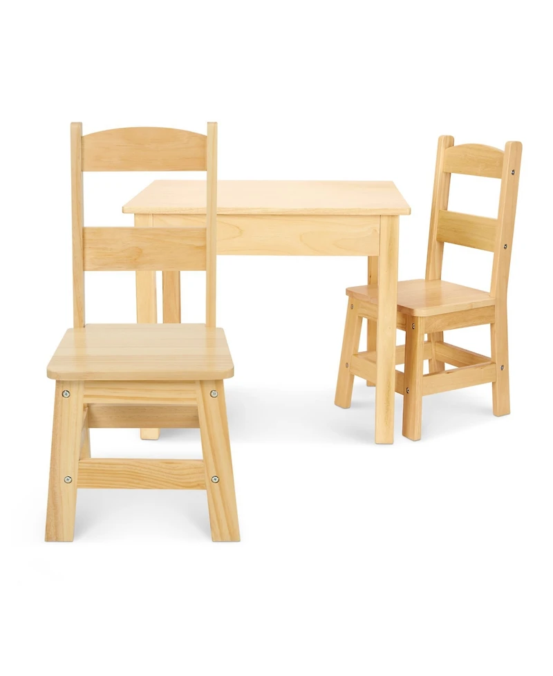Melissa and Doug Wooden Table & Chairs Set