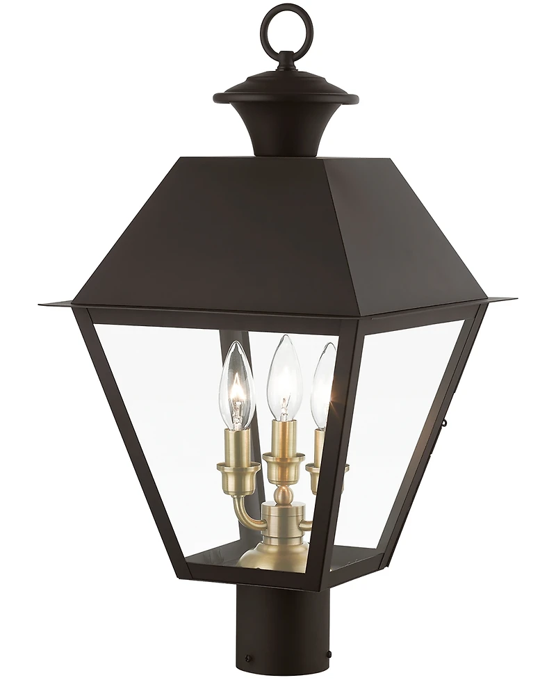 Livex Wentworth Light Outdoor Large Post Top Lantern