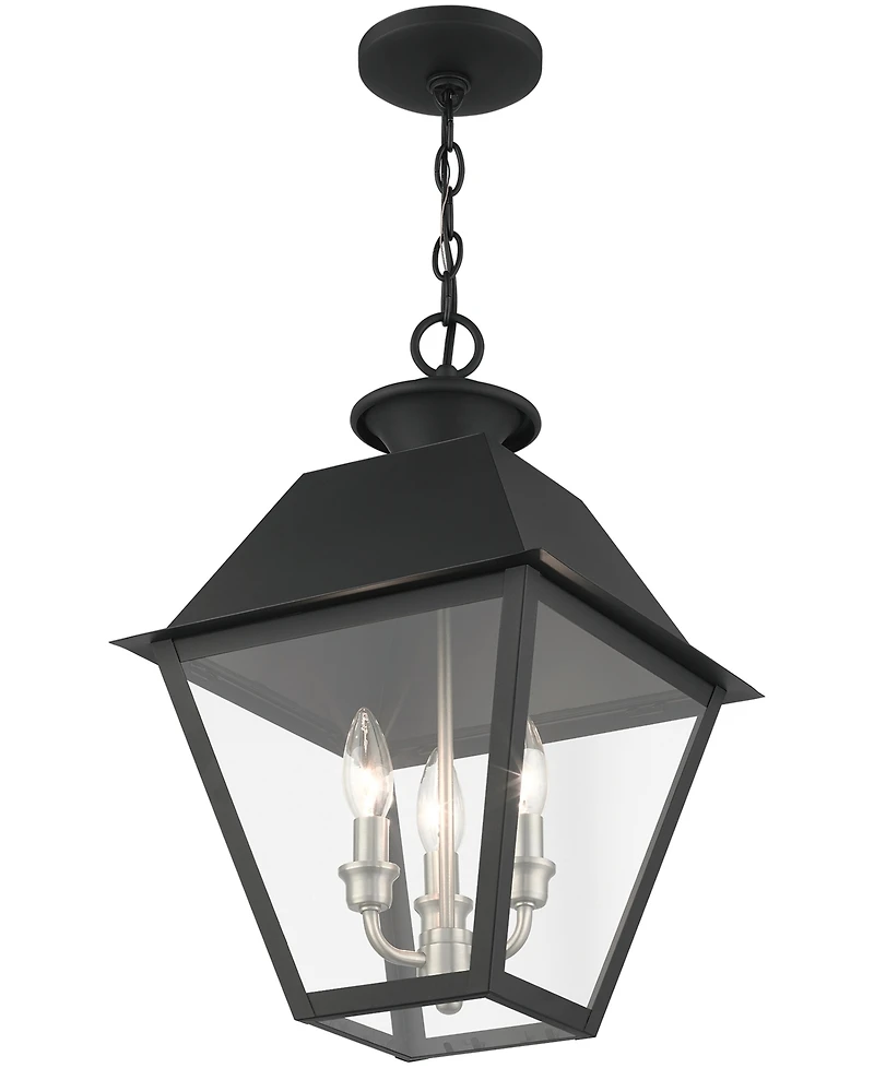 Livex Wentworth 3 Light Outdoor Pendant Lantern