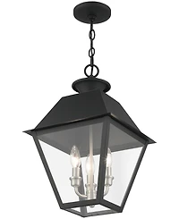 Livex Wentworth 3 Light Outdoor Pendant Lantern