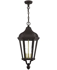 Livex Morgan 3 Light Outdoor Pendant Lantern