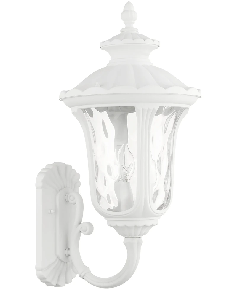 Livex Oxford 3 Light Outdoor Wall Lantern