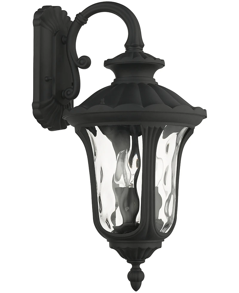 Livex Oxford 3 Light Outdoor Wall Lantern