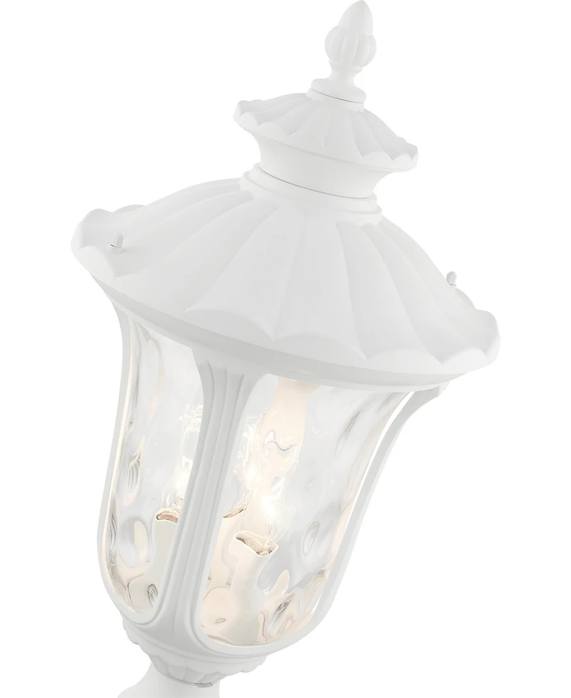 Livex Oxford 3 Light Outdoor Post Top Lantern