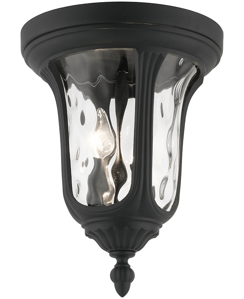 Livex Oxford 2 Light Outdoor Ceiling Mount