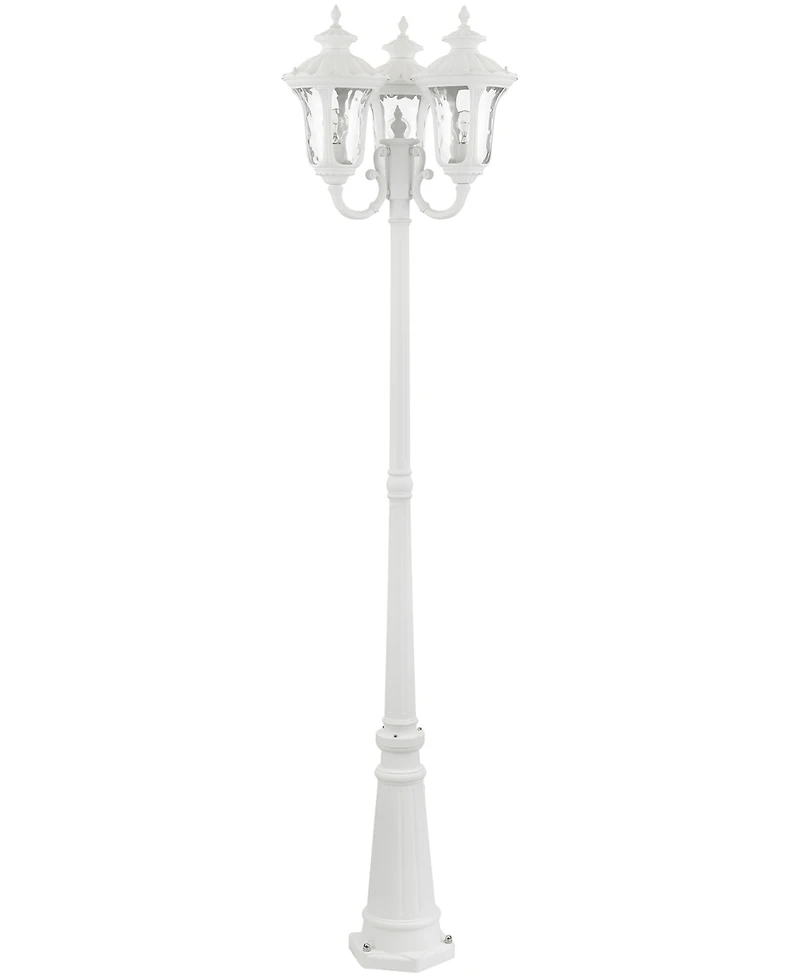 Livex Oxford 3 Light Outdoor Post Light