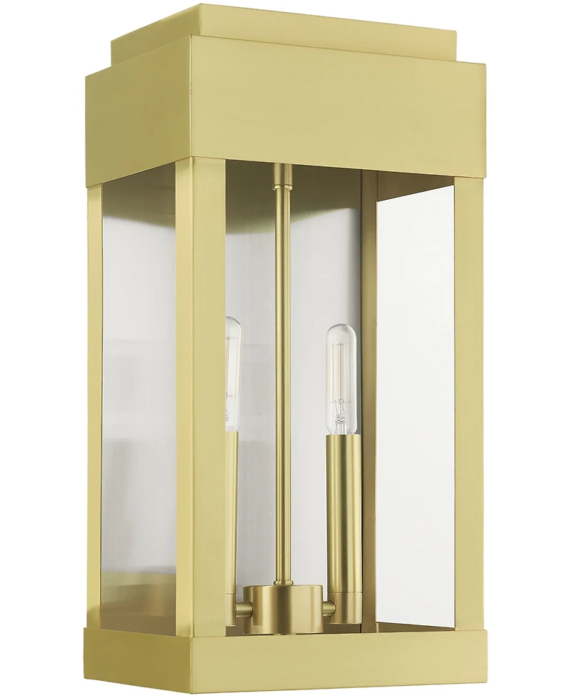 Livex York 2 Light Outdoor Wall Lantern