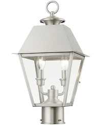 Livex Wentworth 2 Light Outdoor Medium Post Top Lantern
