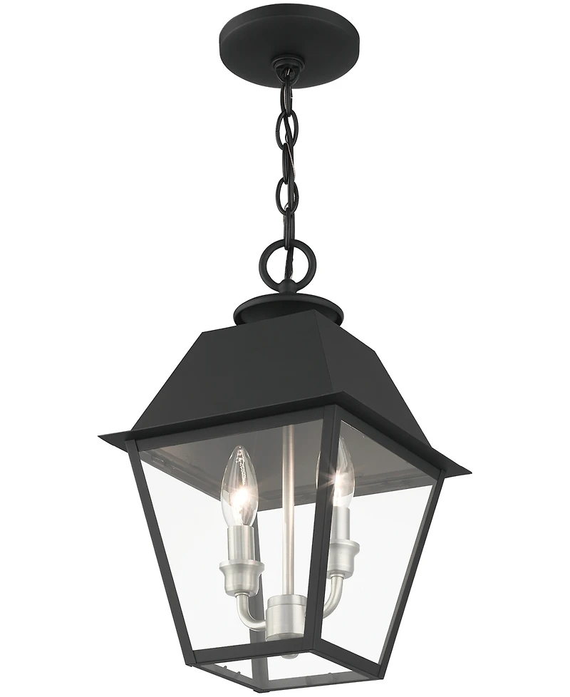 Livex Wentworth 2 Light Outdoor Pendant Lantern