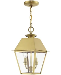 Livex Wentworth 2 Light Outdoor Medium Pendant Lantern